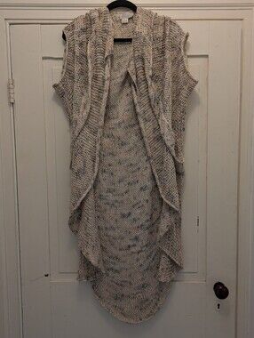 Vintage Neutral Artsy Long Duster From Spectra SF